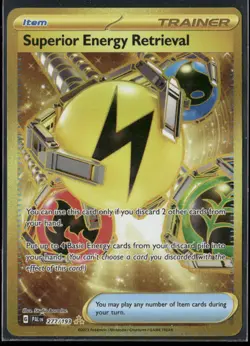 Superior Energy Retrieval Paldea Evolved 277/193 Hyper Rare Holo Pokemon NM - Image 1