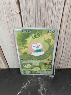 Pokemon TCG Rowlet 090/088 Perfect Order Illustration Rare - Image 1