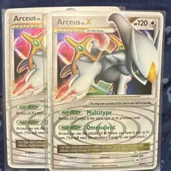 Pokemon TCG Arceus LV.X 94/99 Arceus Set Holo Level-Up Lot of 2 English 2009 - Image 1