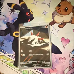 The Pokemon Company Pokemon TCG Larvesta 196/191 Surging Sparks IR Holo 70 HP EN - Image 1