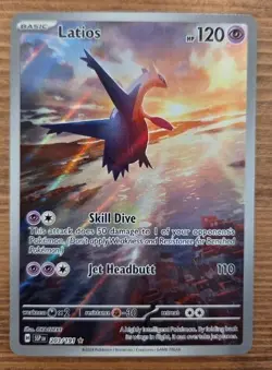 Pokemon Latios Illustration Rare Holo 203/191 - Sv08: Surging Sparks - NM - Image 1