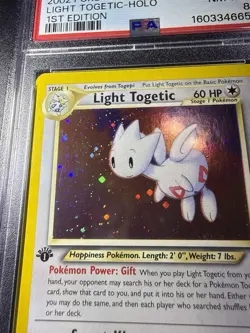 [ PSA 8 ] 1st Edition Light Togetic 15 Neo Destiny English NM Holo Rare - Image 3