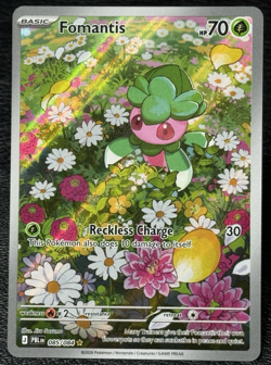 Fomantis 085/084 - Illustration Rare - Pokemon TCG: Pitch Black - IN HAND - Image 1