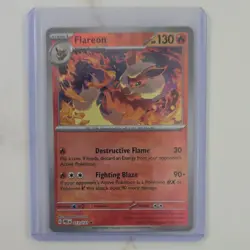 Pokemon Flareon Master Ball 13/131 Prismatic Evolutions - Image 1
