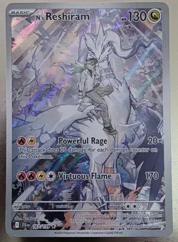 Pokemon TCG N's Reshiram 167/159 Sv09: Journey Together NM Condition - Image 1