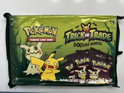 NEW 2023 Pokemon TCG Trick or Trade Booster Bundle - 50 Packs - Sealed 820650852572 - Image 1
