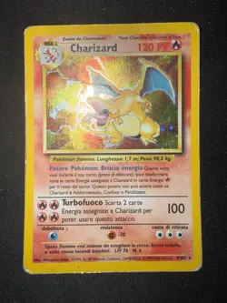 Pokemon Set Base Charizard 4/102 Holo ITA - Image 1