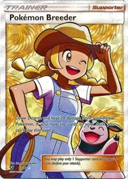 Pokemon Breeder - 73/73 - Full Art Ultra Rare NM Shining Legends - Image 1