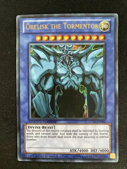 LC01 Egyptian God Card Set Slifer Winged Dragon of Ra Obelisk Tormentor - Image 2