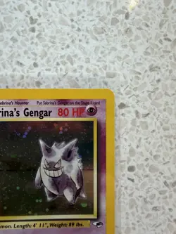 2000 Pokemon Gym Heroes Sabrina's Gengar 14/132 Holo Foil Rare WOTC - Image 5