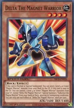 Yu-Gi-Oh! | Delta The Magnet Warrior [SBCB-EN026] Common Near Mint 1st Edition - Image 1