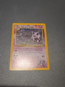 2000 Pokemon Gym Heroes Sabrina's Gengar 14/132 Holo Foil Rare WOTC Unlimited - Image 2