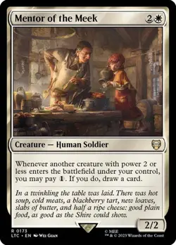 MTG - Mentor of the Meek - Lord of the Rings - Magic the Gathering - Image 1
