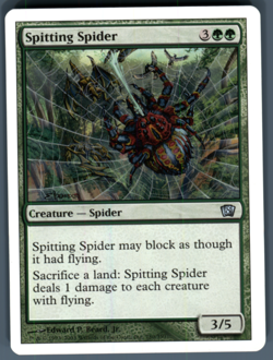 MTG Spitting Spider - Creature 8th Edition 280 8ED Uncommon - Image 1