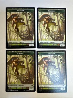 4x Mtg Modern Horizons 2 Squirrel Token NM/M Magic The Gathering - Image 1