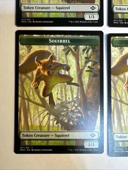 4x Mtg Modern Horizons 2 Squirrel Token NM/M Magic The Gathering - Image 2