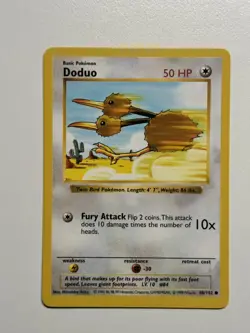 Pokemon TCG - Doduo 48/102 - Base Set Shadowless NM - Image 1