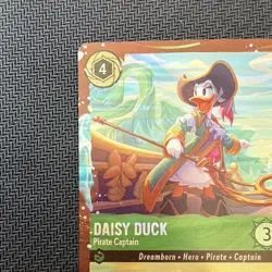 Disney Lorcana Daisy Duck Pirate Captain Foil Promo 16/P3 Cruise Line Exclusive - Image 2