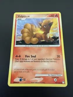 Vulpix 107/123 | Mysterious Treasures | Common Pokemon Card | MP - Image 1