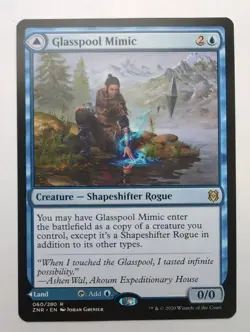MTG Glasspool Mimic (ZNR) Zendikar Rising Regular Rare 060/280 - Image 1