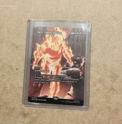 Magic Marvel Fiery Emancipation M 0070 Borderless Mythic Rare Alex Ross Art - Image 1