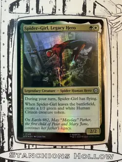 MTG Spider-Girl, Legacy Hero - Marvel's Spider-Man (SPM) U 0149 NM *Foil* - Image 1