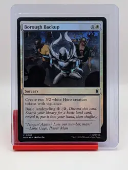 Borough Backup [Foil] #7 Magic Marvel Super Heroes - Image 1
