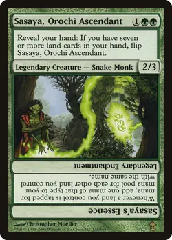 MTG - Sasaya, Orochi Ascendant - Saviors of Kamigawa - X1 - (LP) - - Image 1