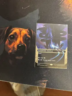 Mtg Deserted Temple 0011 Borderless-Edge of Eternities: Stellar Sights+Bonus - Image 1