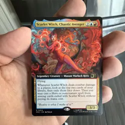 Scarlet Witch, Chaotic Avenger (Extended Art) Commander: Marvel Super Heroes... - Image 1