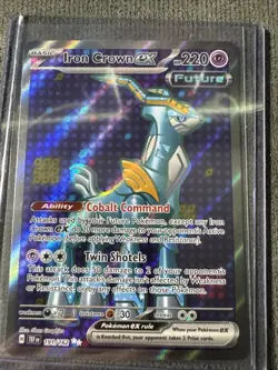 Iron Crown EX 191/162 Full Art NM/M Temporal Forces Pokemon Card - Image 1