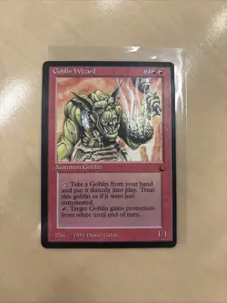 Goblin Wizard NM The Dark Regular MTG - Image 1