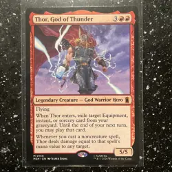 Thor, God of Thunder #156 (NM) Super Heroes MTG Non-Foil Magic The Gathering - Image 1