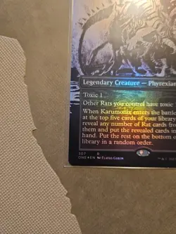 Karumonix, the Rat King (Showcase) (Step-and-Compleat Foil) NM Phyrexia All Will - Image 3