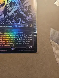 Karumonix, the Rat King (Showcase) (Step-and-Compleat Foil) NM Phyrexia All Will - Image 4