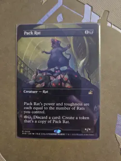 Pack Rat Anime Borderless Ravnica Remastered MTG NM - Image 1