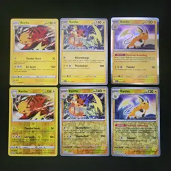 Pokemon Pikachu & Raichu x18 Card Lot Bundle - Image 5