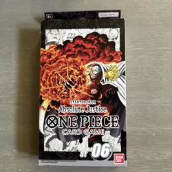 Bandai One Piece Card Game Absolute Justice Starter Deck ST06 English SEALED - Image 1