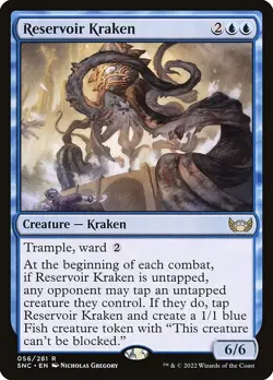 [MTG] Reservoir Kraken (056) (SNC) LP-HP - Image 1