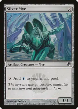 [MTG] Silver Myr (202) (SOM) LP-HP - Image 1