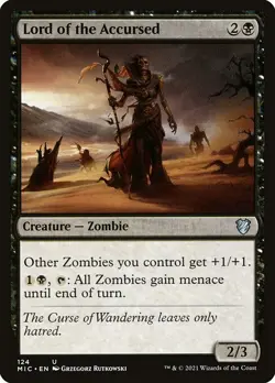 [MTG] Lord of the Accursed (124) (MIC) LP-HP - Image 1