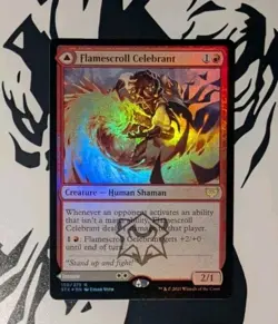 MTG *FOIL* Strixhaven Rare FLAMESCROLL CELEBRANT NM - Image 1