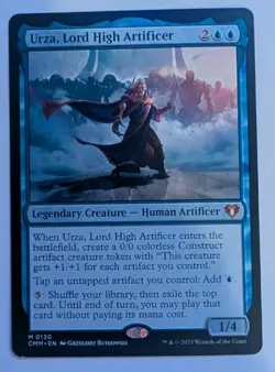 Urza, Lord High Artificer Commander Masters CMM #130 Regular LP - Image 1