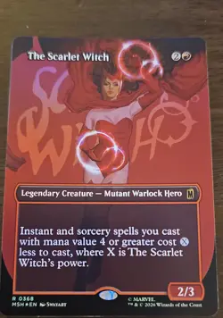 The Scarlet Witch (Borderless) Marvel Super Heroes Foil - Image 1