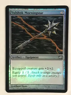 Vulshok Morningstar SP Foil 9th Ninth Edition MTG - Image 1