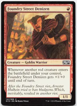 Foundry Street Denizen 141 Common Magic 2015 (M15) Magic: The Gathering LP - Image 1