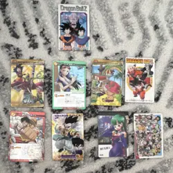 Bandai Dragon Ball Z One Piece Miracle Battle Carddass 10 Cards Gotenks Luffy - Image 1
