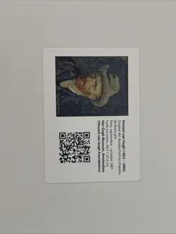 Pikachu With Grey Felt Hat SVP 085 Pokemon Van Gogh Museum Insert Card Only - Image 1