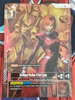 Gundam Card Game GD01-093 Marida Cruz Alternative Art - Image 1