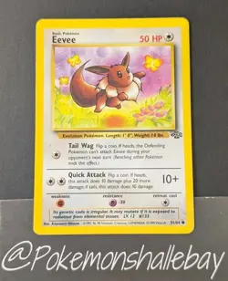 Eevee 51/64 - Jungle Set WOTC *LP* Common Pokemon Card - Image 1